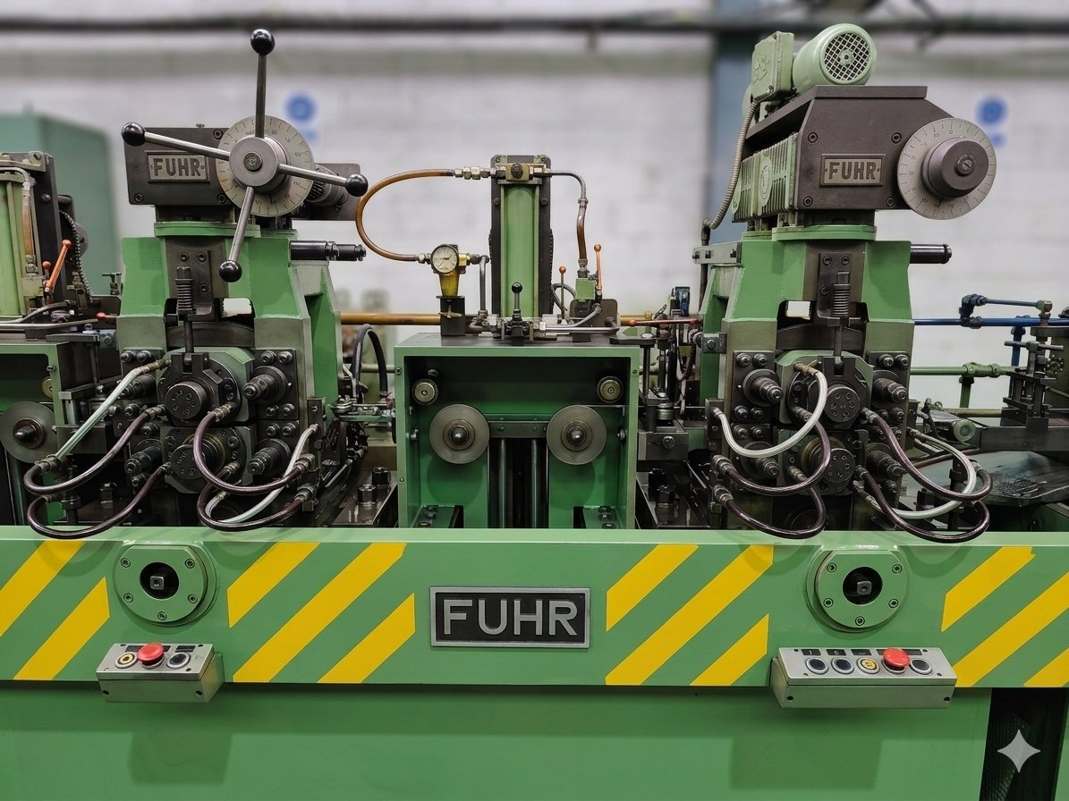 Laminadora FUHR Trio — detall roders